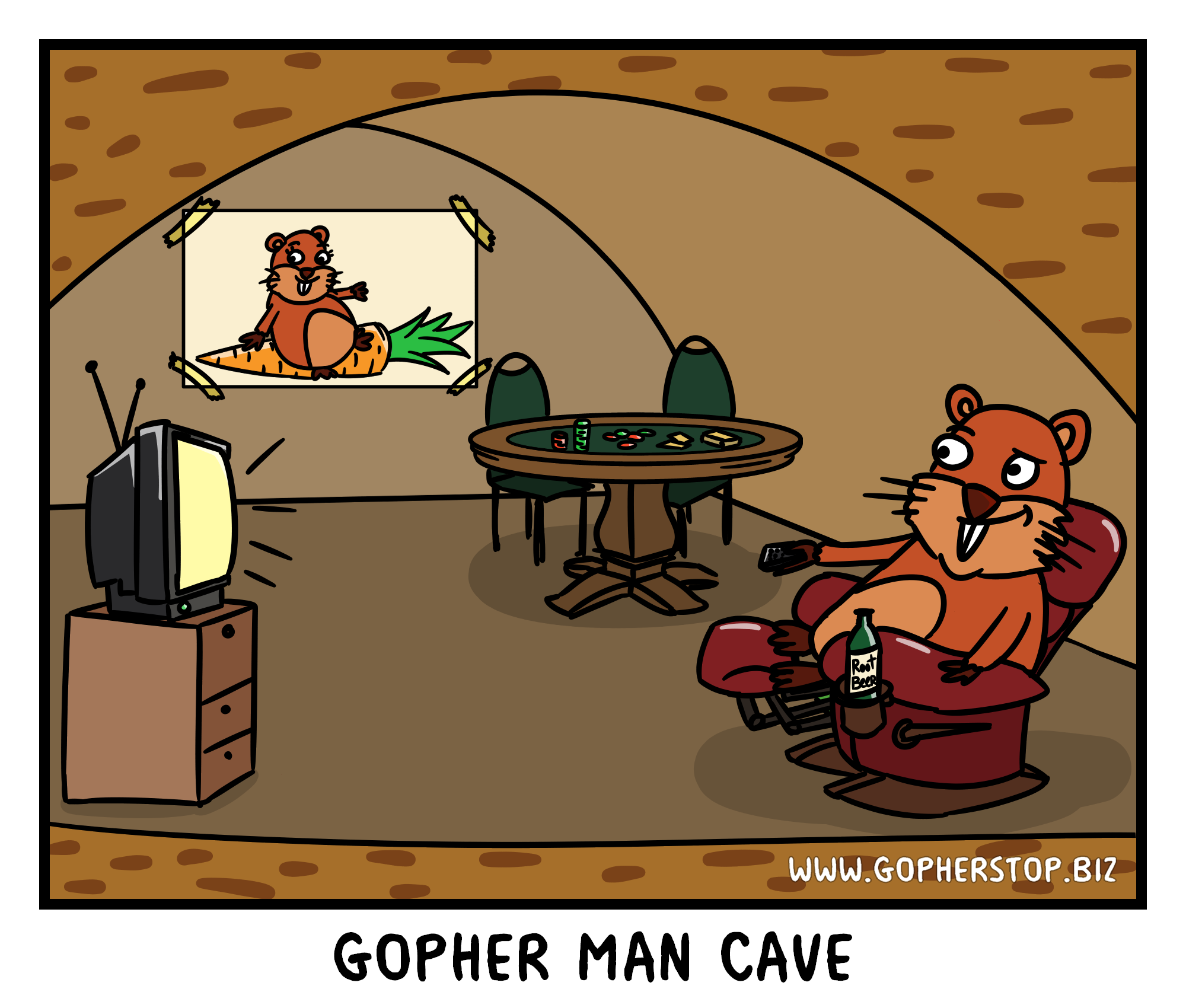 Gopher Man Cave