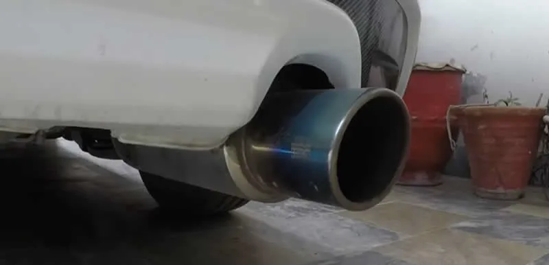 Exhaust pipe for killing gophers