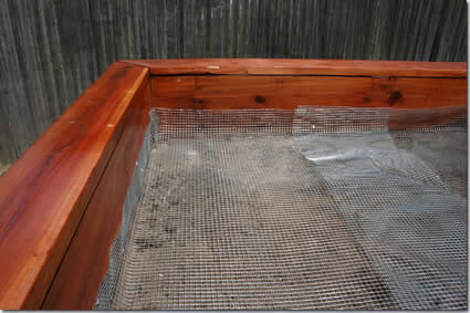 spring gopher control protecting garden box